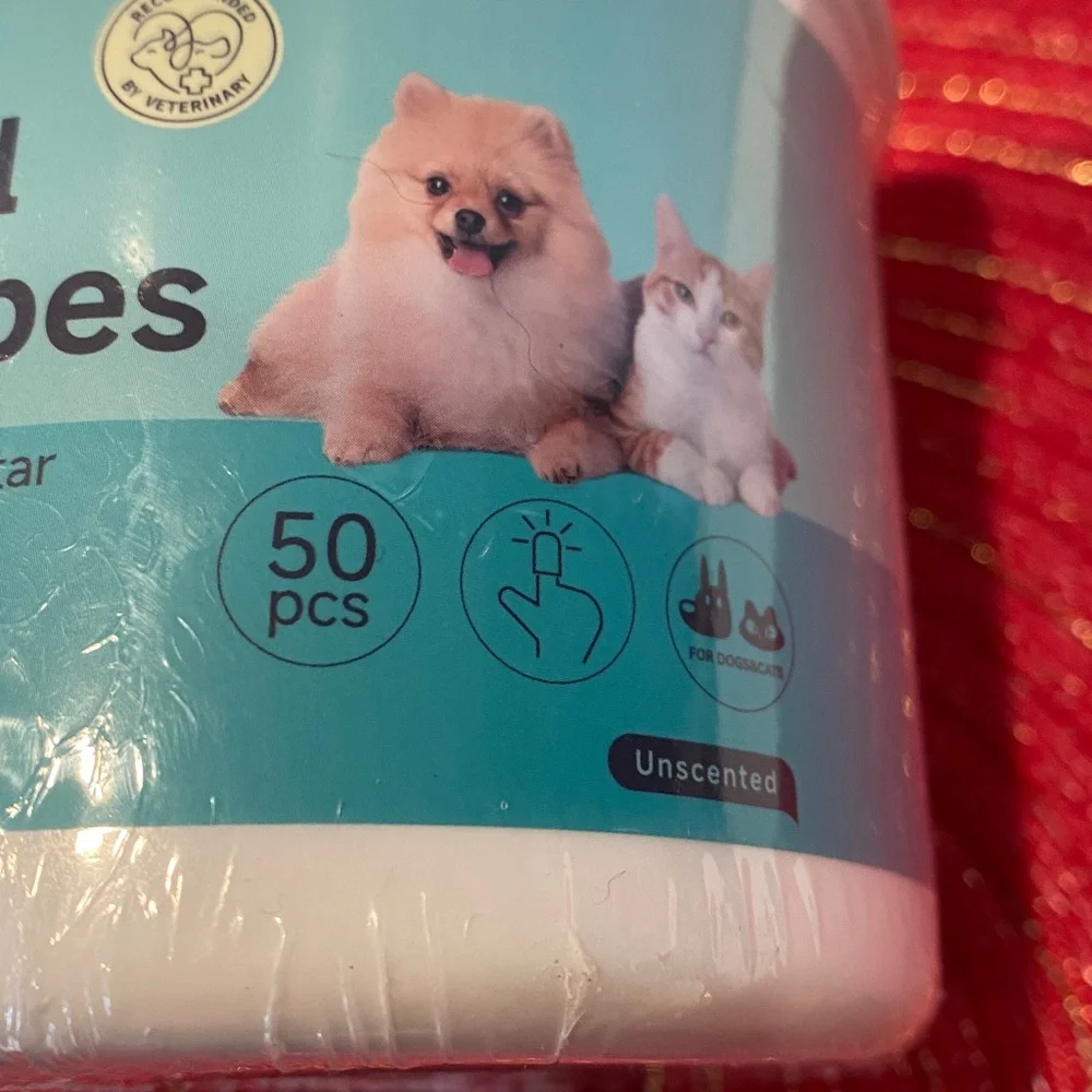 NWT Pet Dental Finger wipes